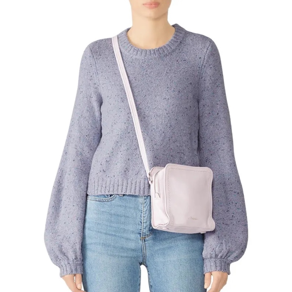 RTR Milly Tweed Barrel Sleeve Sweater - size L